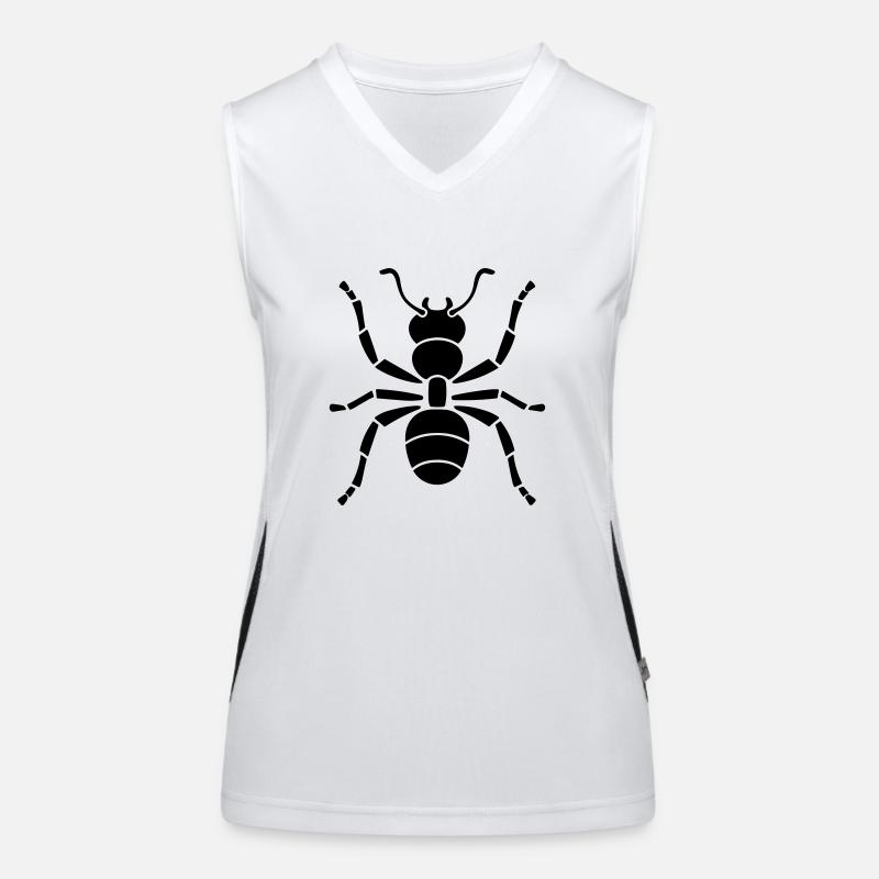 Ameise Funktionelles Kontrast-Tank Top für Frauen