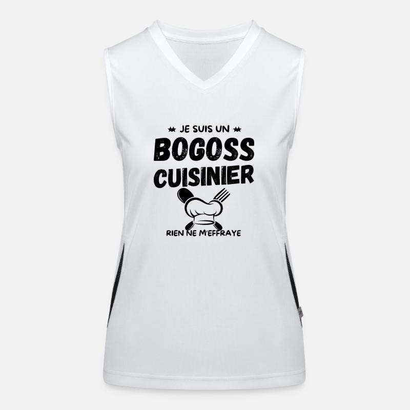 BOGOSS COOK Women's Functional Contrast Tank Top