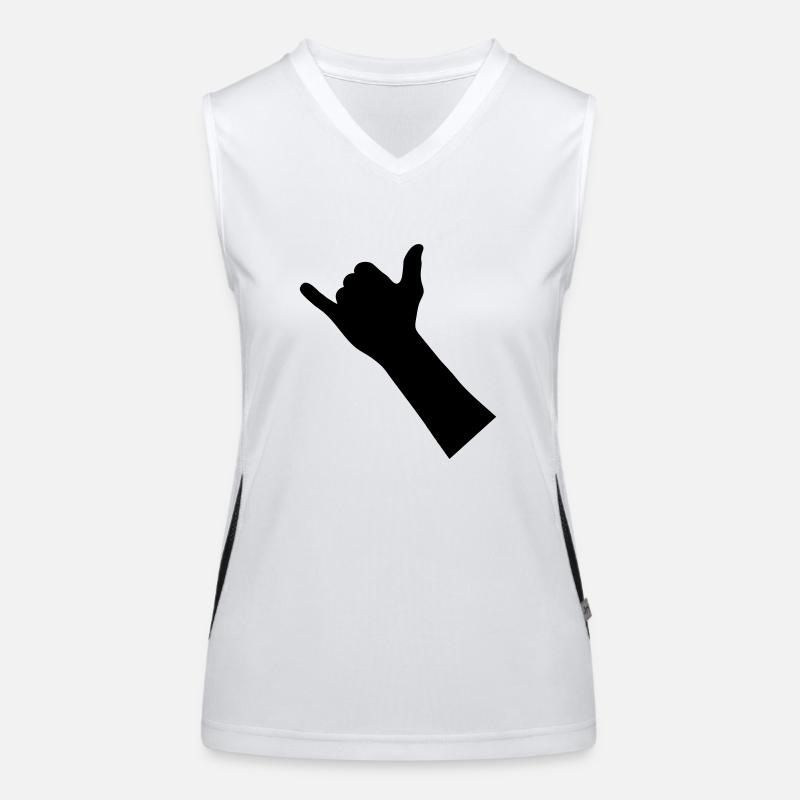 hand Funktionelles Kontrast-Tank Top für Frauen
