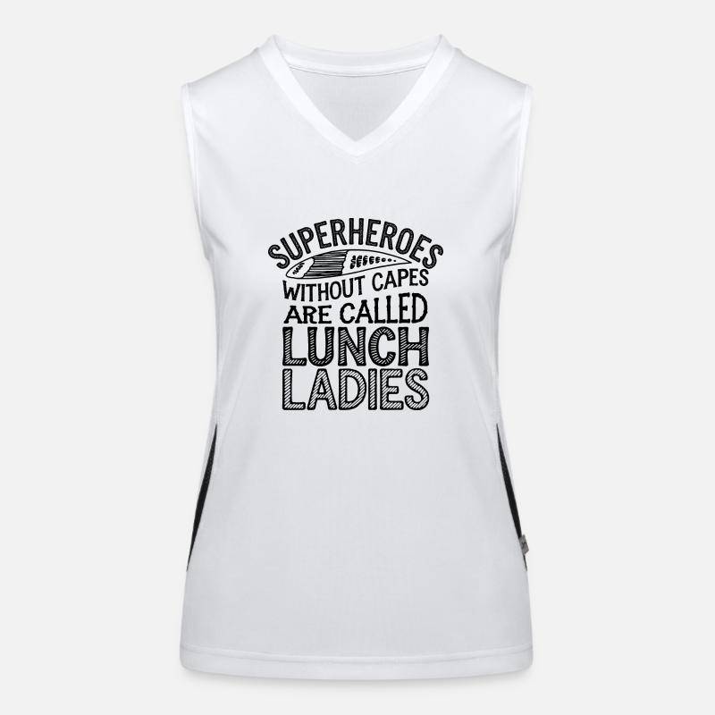 Heldinnen der Mittagspause Funktionelles Kontrast-Tank Top für Frauen