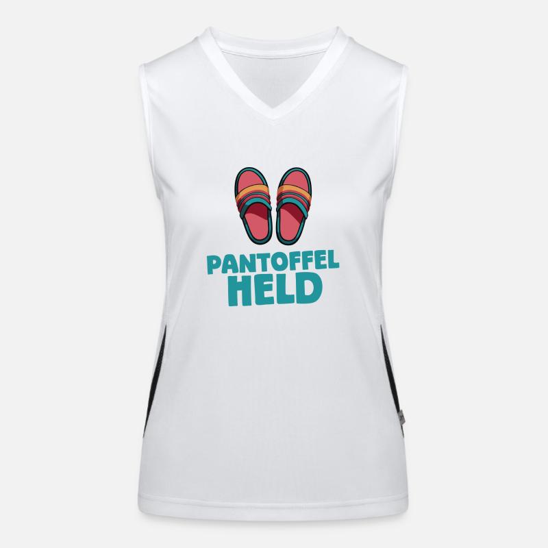 Pantoffelheld Funktionelles Kontrast-Tank Top für Frauen