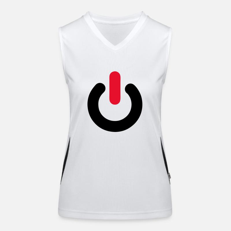 Schalter Funktionelles Kontrast-Tank Top für Frauen