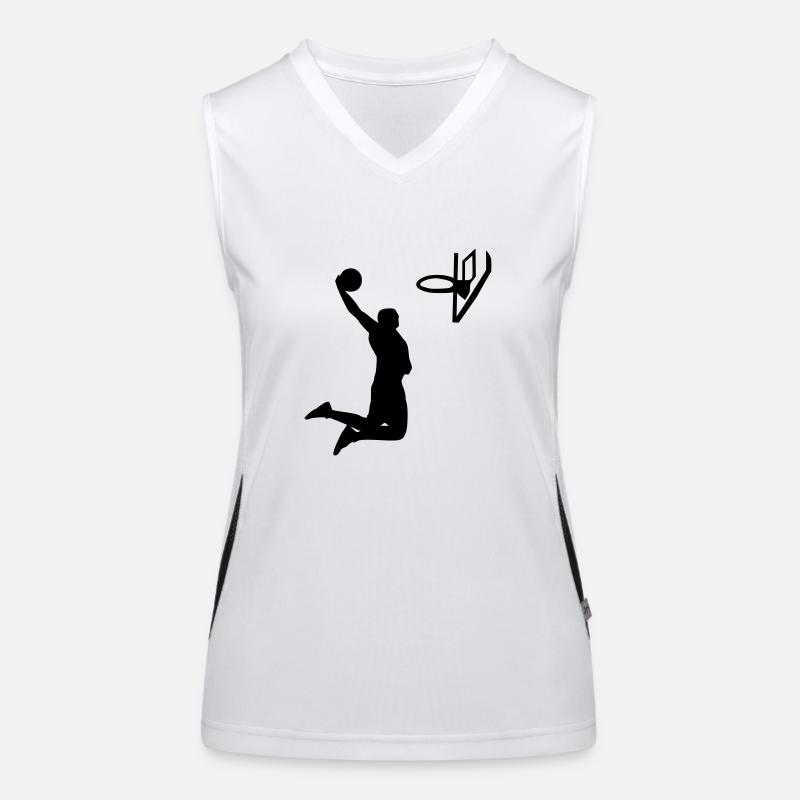 Basketball Funktionelles Kontrast-Tank Top für Frauen