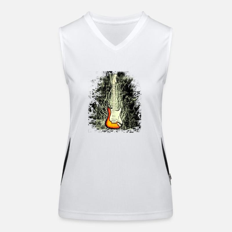 guitare Débardeur respirant contrasté Femme