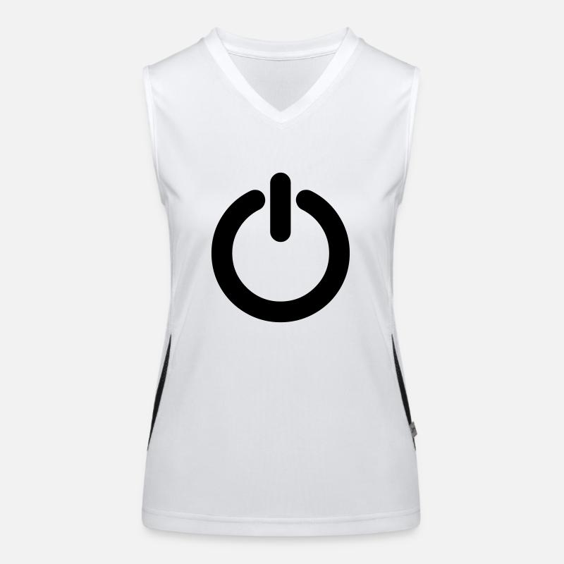 OnOff Powerbutton States On Off Funktionelles Kontrast-Tank Top für Frauen