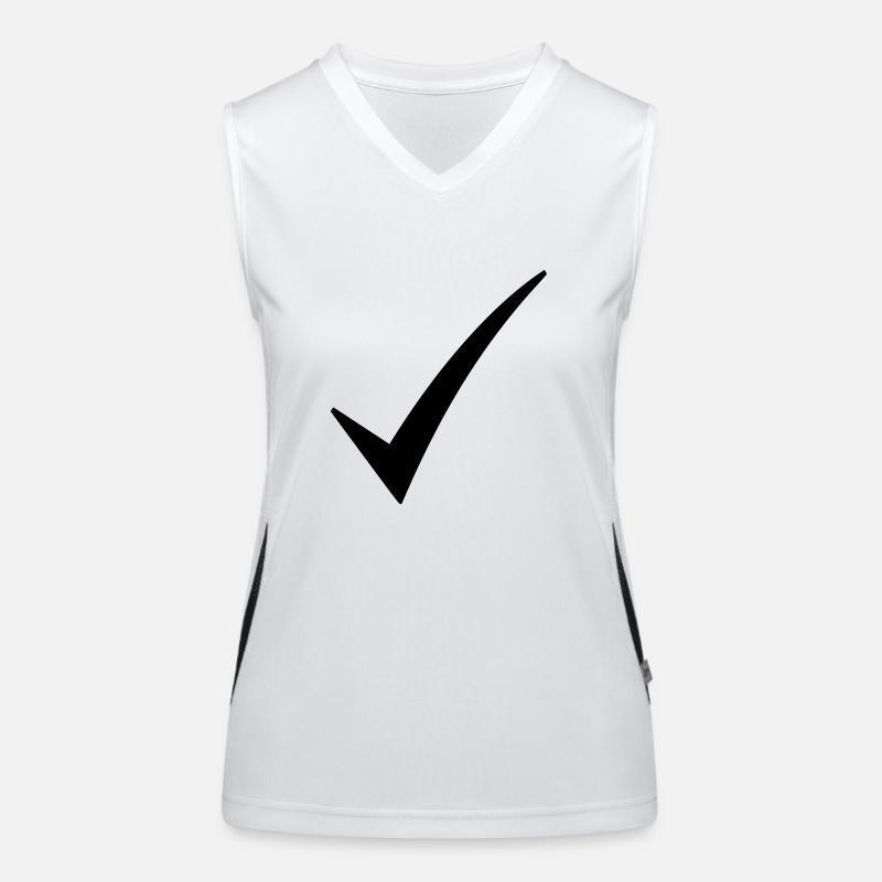 check mark Women's Functional Contrast Tank Top