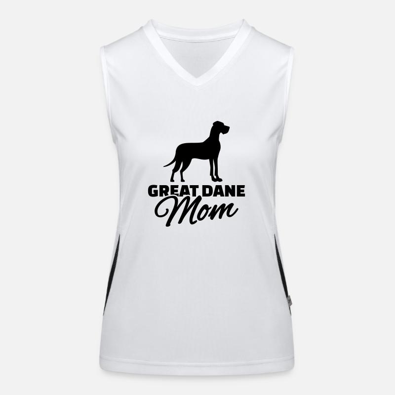 Dogge Funktionelles Kontrast-Tank Top für Frauen