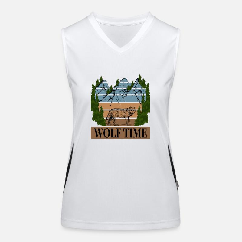 WOLF TIME Women's Functional Contrast Tank Top