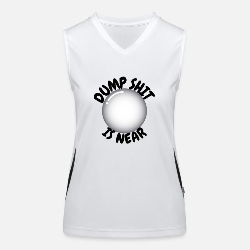 Dumms ist nahe Funktionelles Kontrast-Tank Top für Frauen