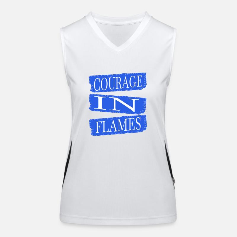 fire protection valor birthday Funktionelles Kontrast-Tank Top für Frauen
