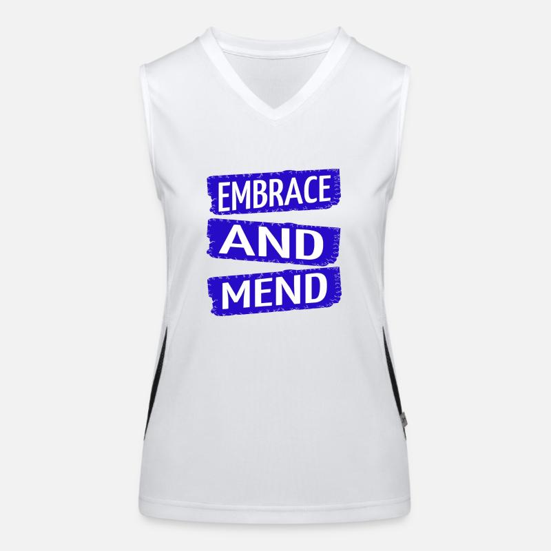 receiving support present idea Women's Functional Contrast Tank Top