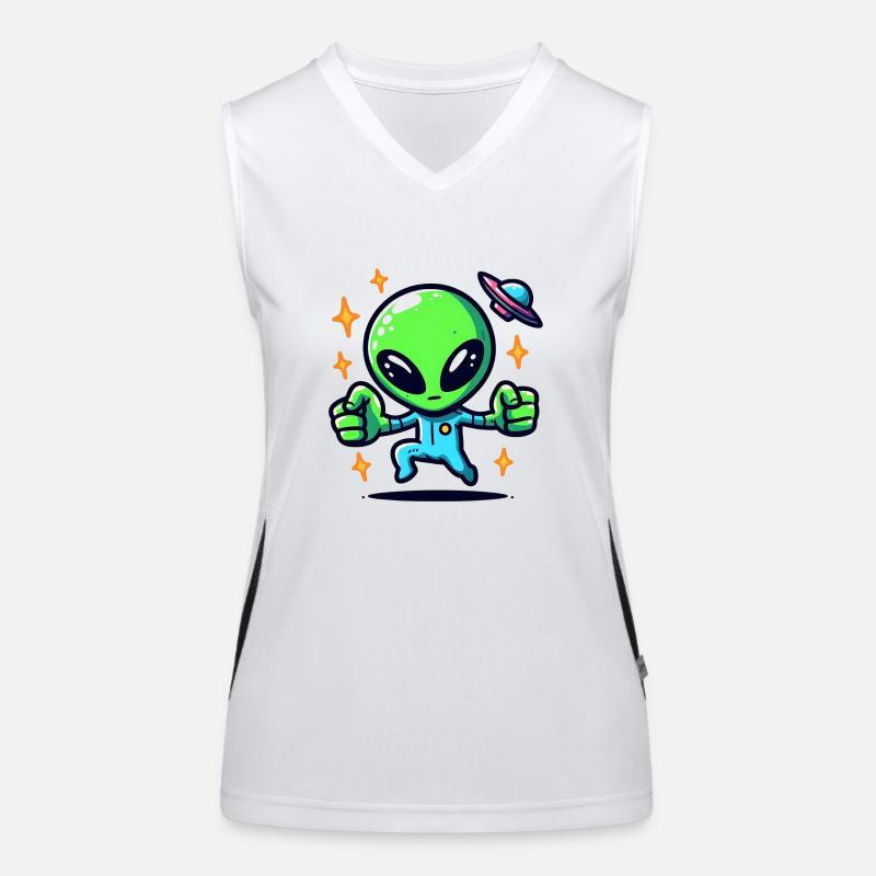Alien Encounter Women's Functional Contrast Tank Top