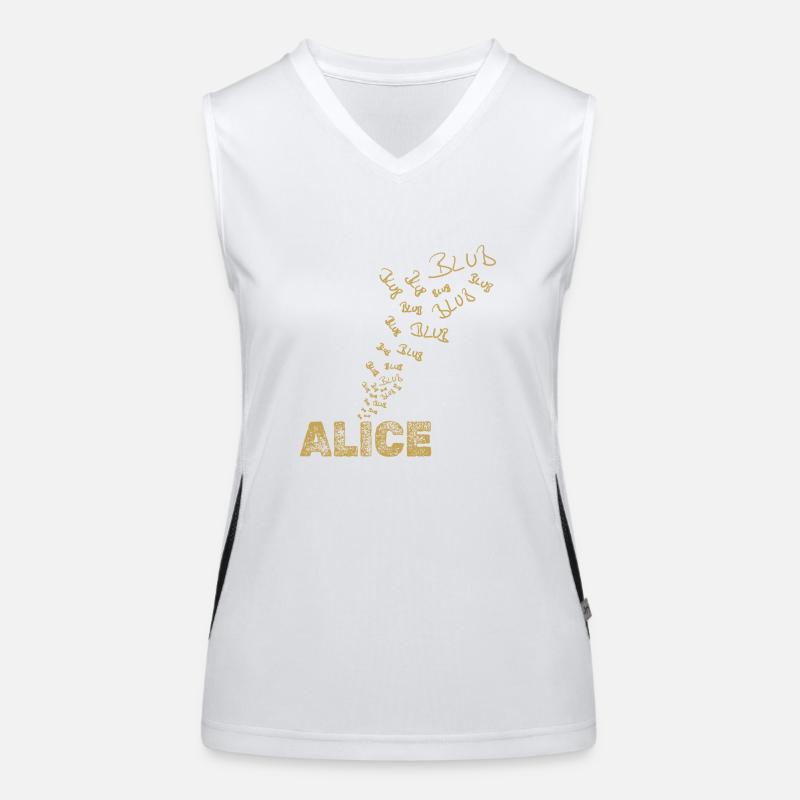 Geschenk für Alice Funktionelles Kontrast-Tank Top für Frauen