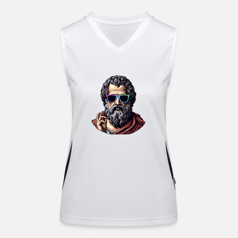 Philosophe cool Débardeur respirant contrasté Femme