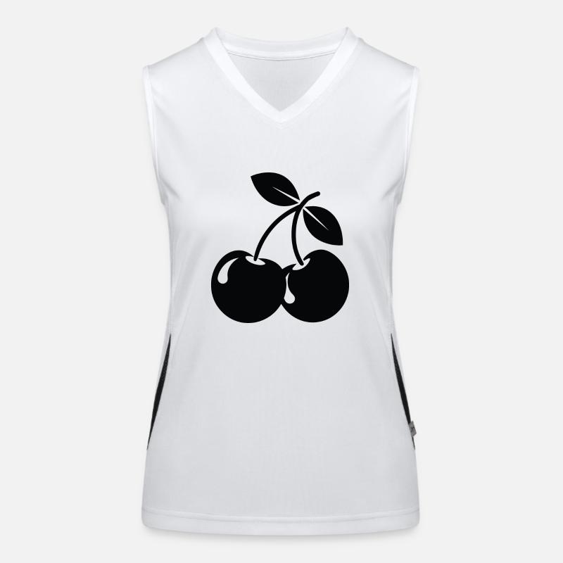Cerises Débardeur respirant contrasté Femme