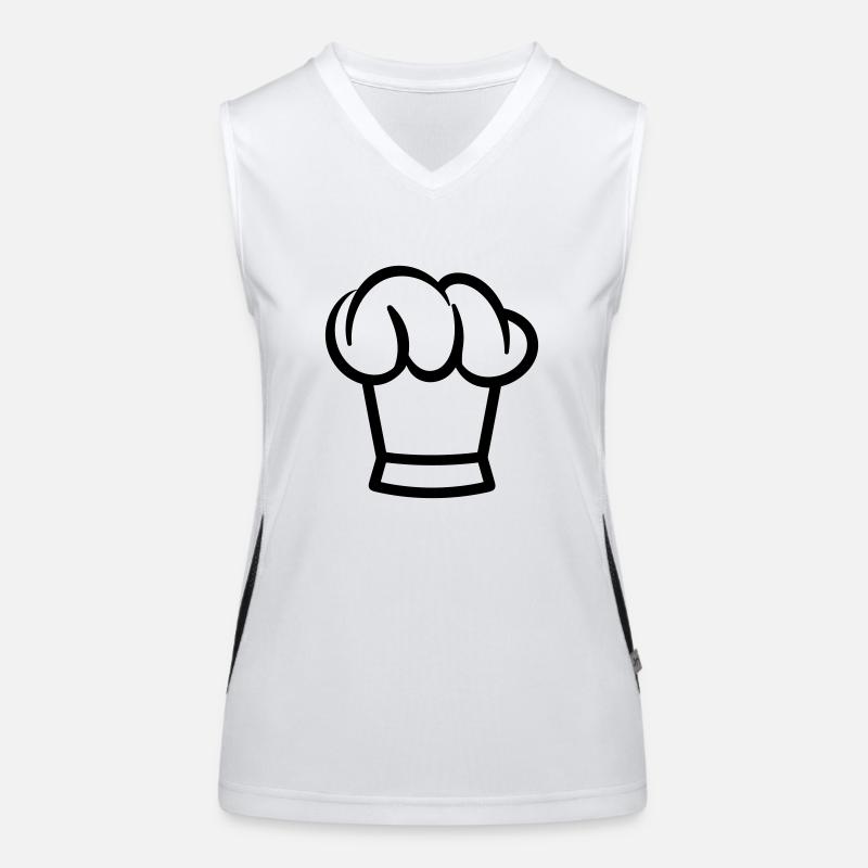 Küchenchef Funktionelles Kontrast-Tank Top für Frauen