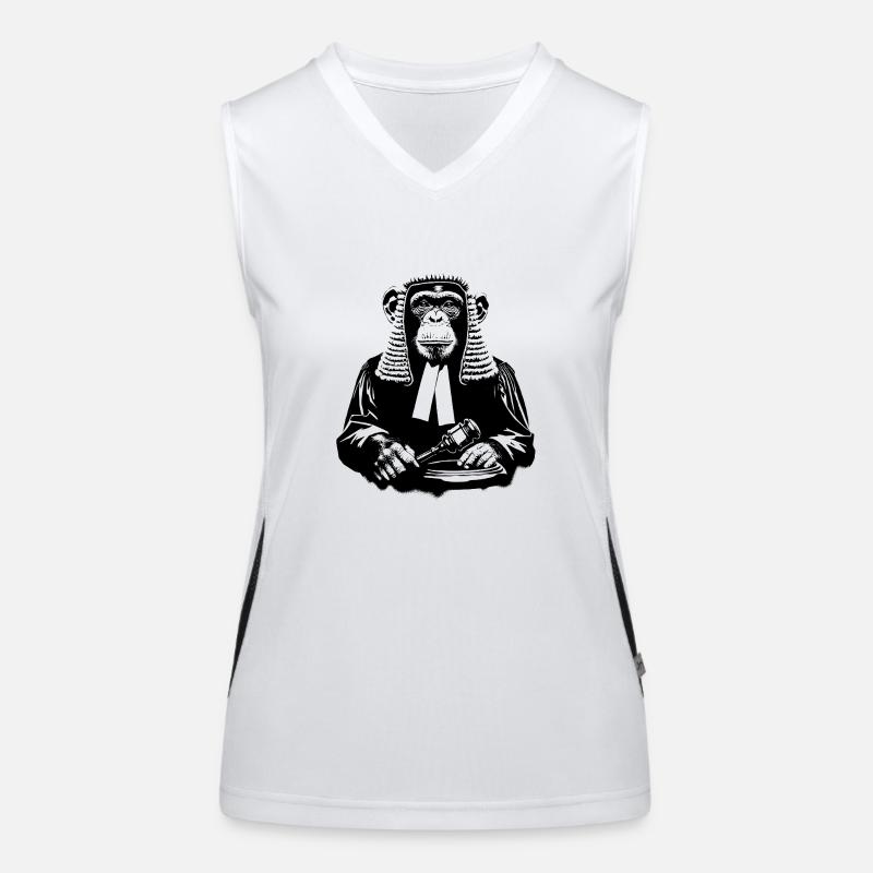 Richter Affe Funktionelles Kontrast-Tank Top für Frauen