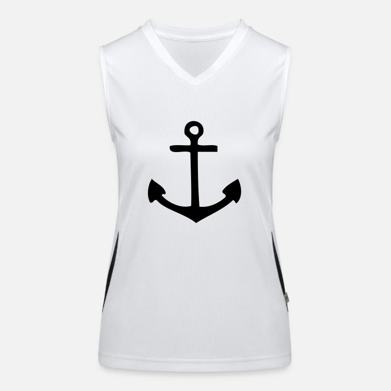 Anker Funktionelles Kontrast-Tank Top für Frauen