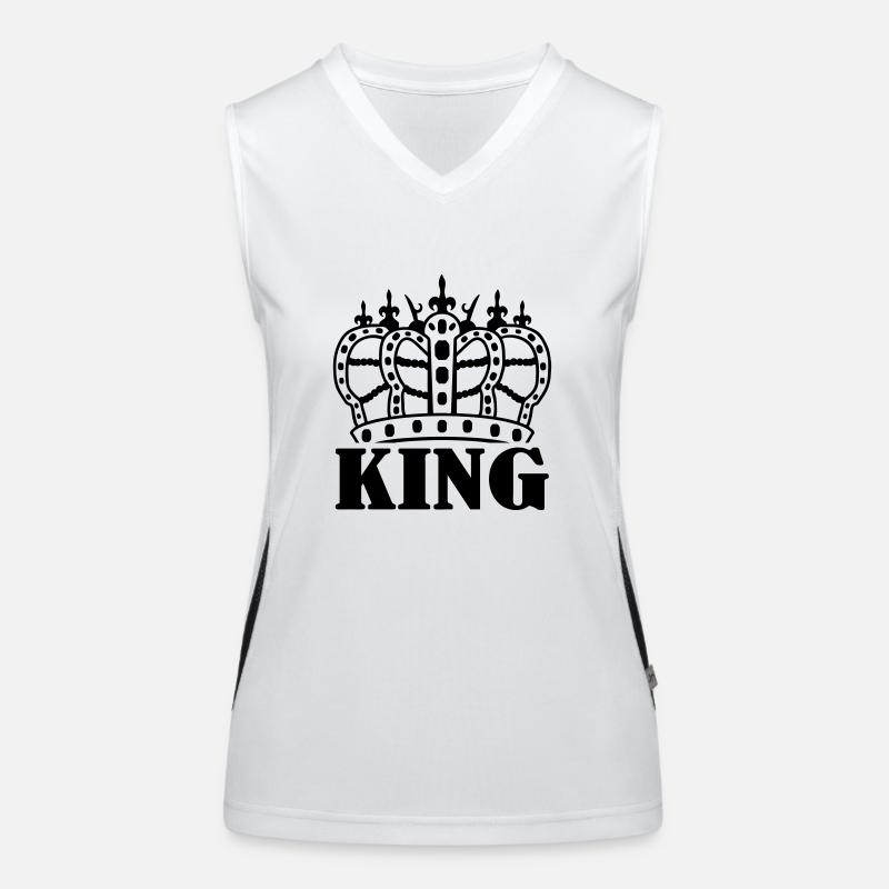 crown_king Débardeur respirant contrasté Femme
