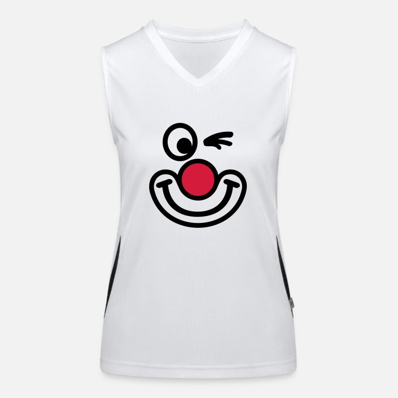 Clown Women's Functional Contrast Tank Top