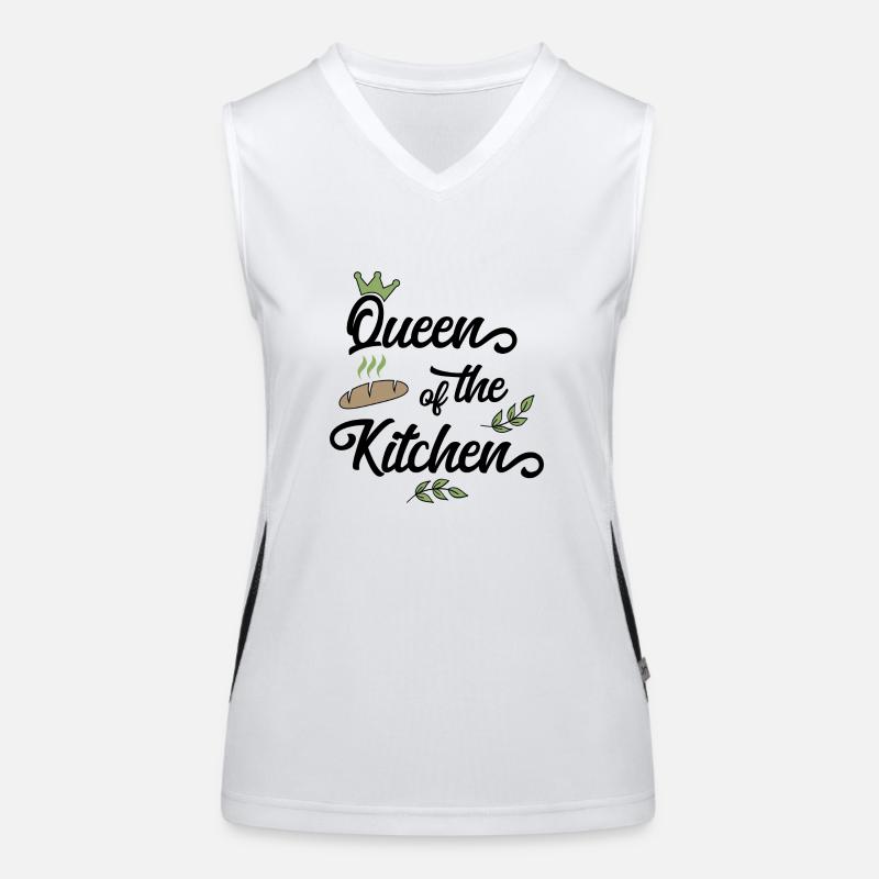 Kochen Funktionelles Kontrast-Tank Top für Frauen