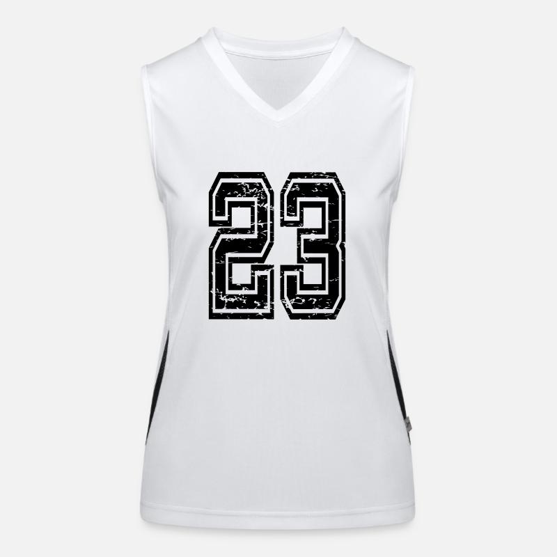 23 Elazig Nr 23 used Funktionelles Kontrast-Tank Top für Frauen