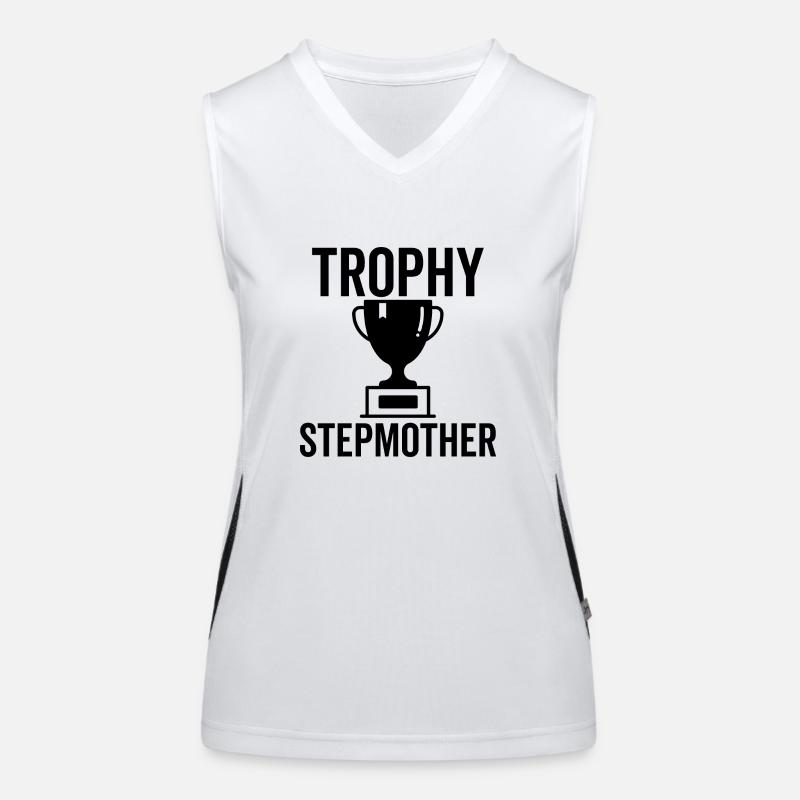 Trophäe Stiefmutter Funktionelles Kontrast-Tank Top für Frauen