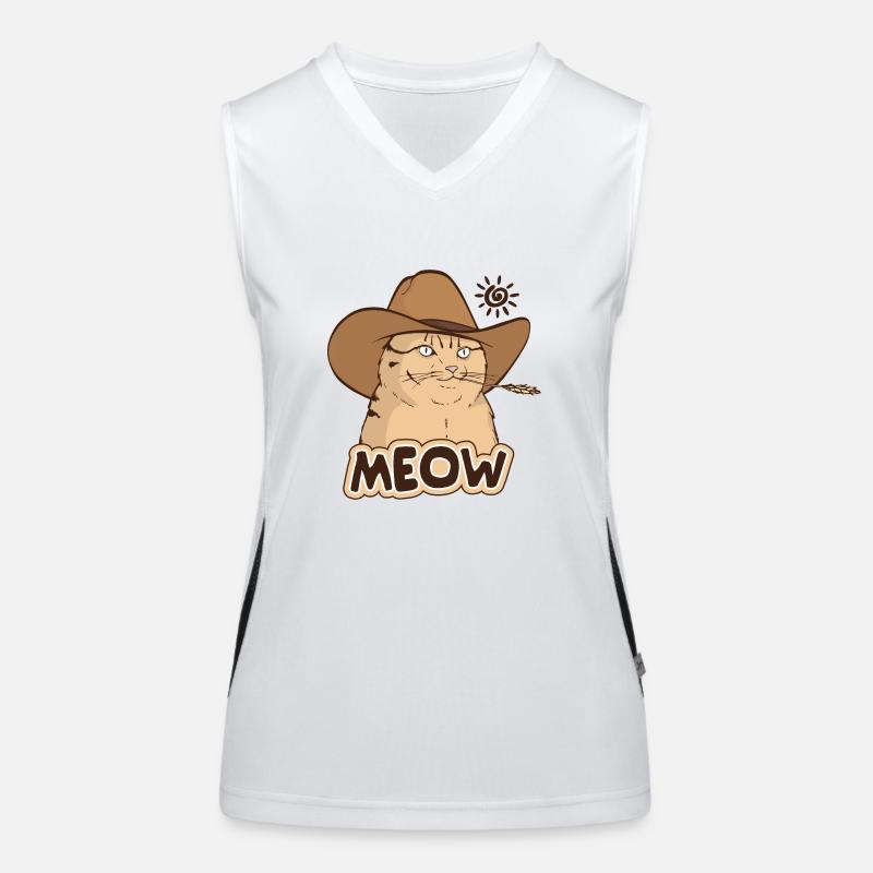 Cowboy Cat Women's Functional Contrast Tank Top