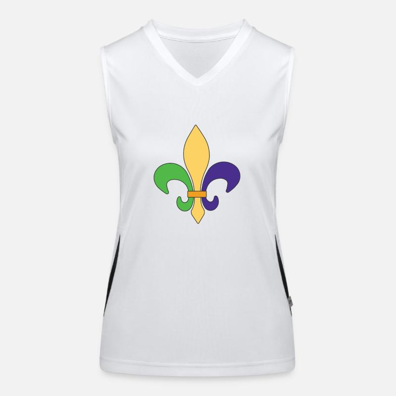 Mardi Gras Women's Functional Contrast Tank Top