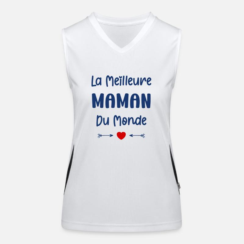 Meilleure maman Débardeur respirant contrasté Femme
