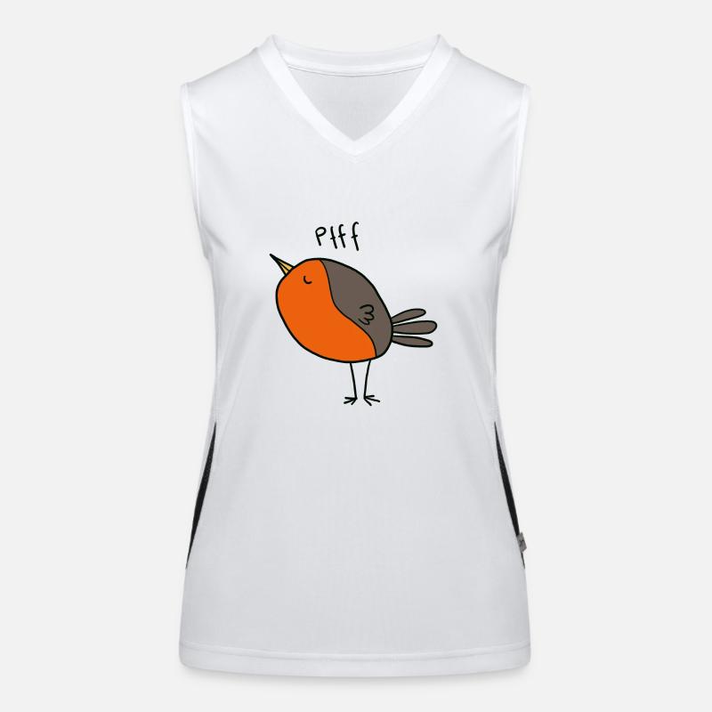 Robin makes Pfff Women's Functional Contrast Tank Top