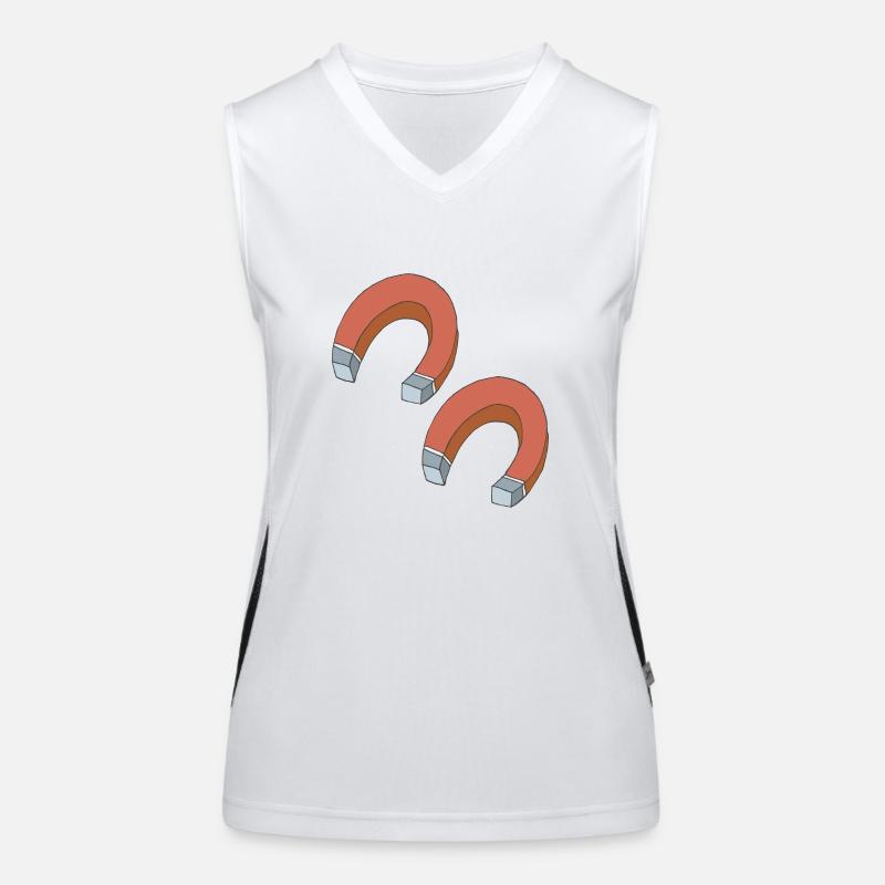 magnet doppelt Funktionelles Kontrast-Tank Top für Frauen