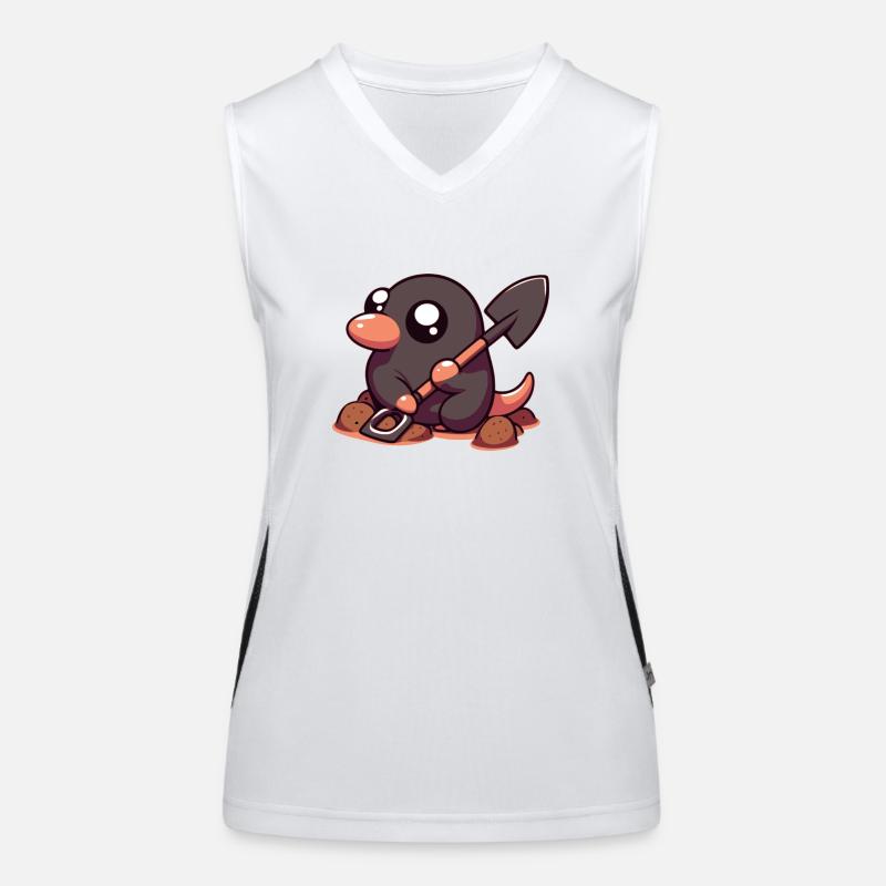 Größe Funktionelles Kontrast-Tank Top für Frauen