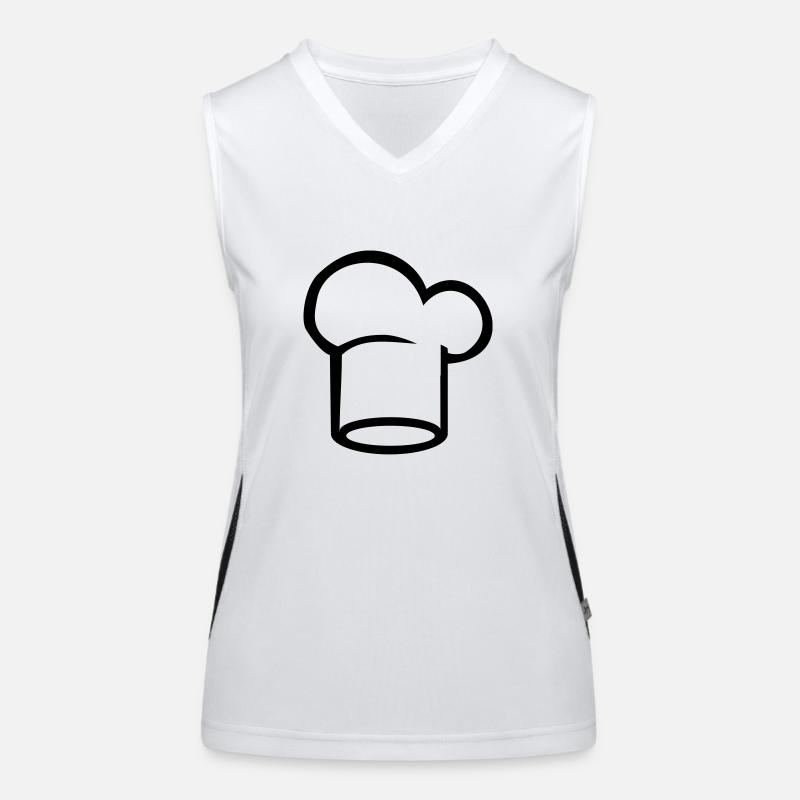 Cuisinier Débardeur respirant contrasté Femme