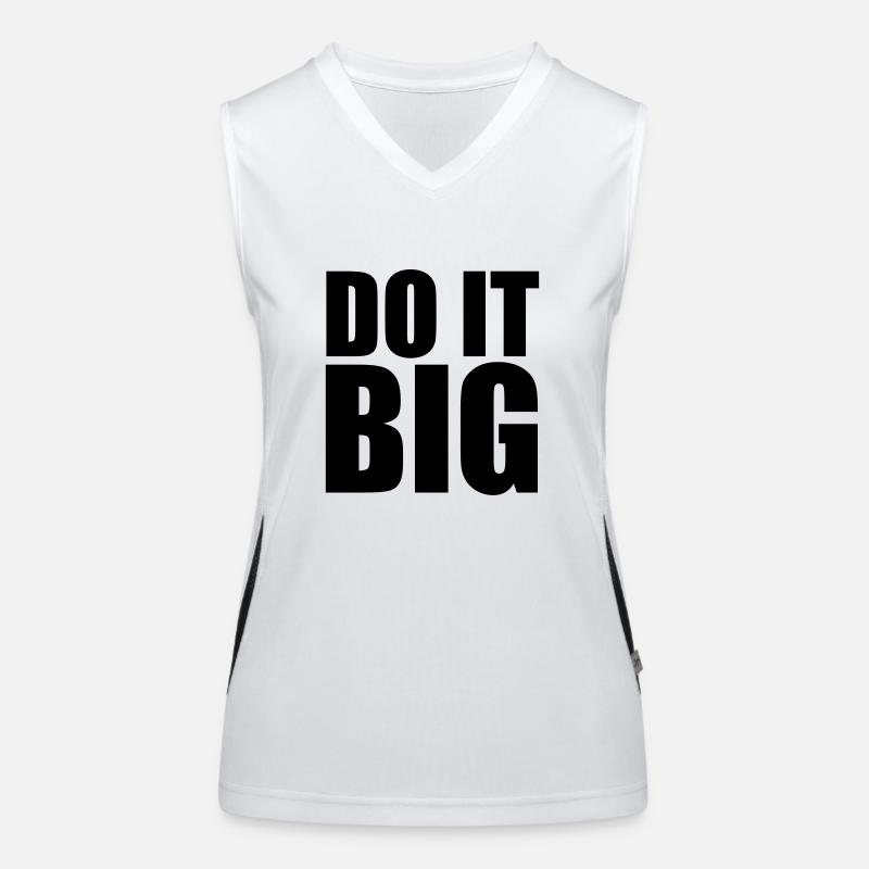 Do It Big Funktionelles Kontrast-Tank Top für Frauen