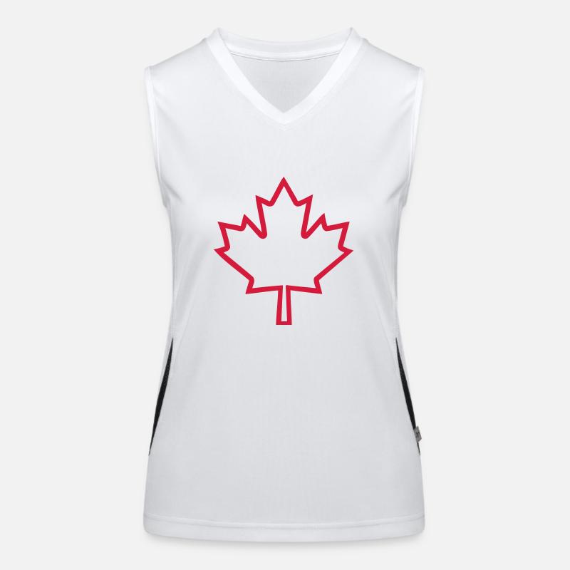 Kanada Funktionelles Kontrast-Tank Top für Frauen