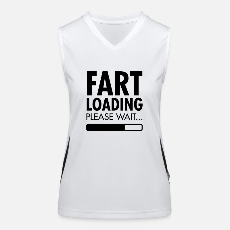 Fart Loading - Please Wait Women's Functional Contrast Tank Top