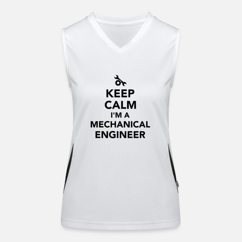 Maschinenbauer Funktionelles Kontrast-Tank Top für Frauen