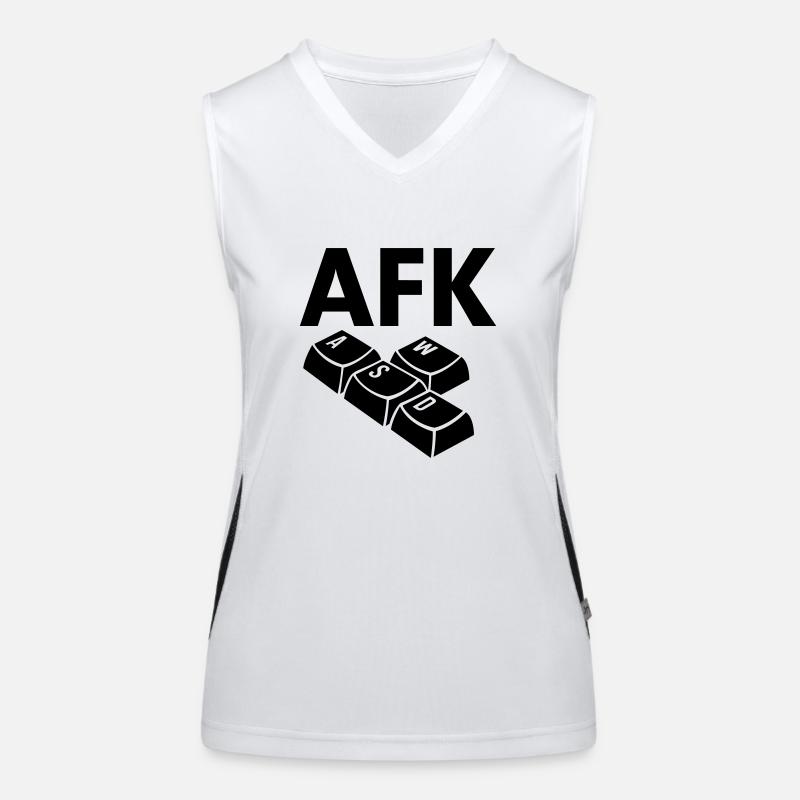 keyboard Funktionelles Kontrast-Tank Top für Frauen
