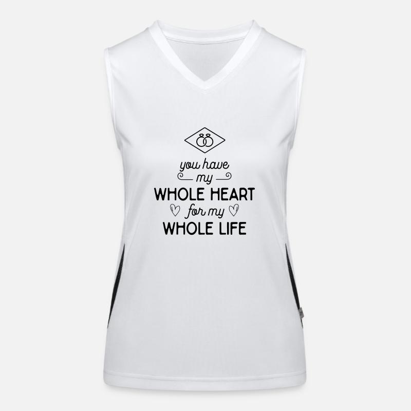 Déclaration d'amour Débardeur respirant contrasté Femme