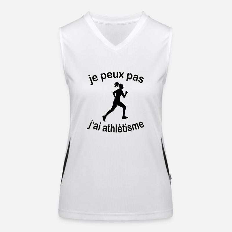 Je Peux Pas J'ai Athlétisme Débardeur respirant contrasté Femme
