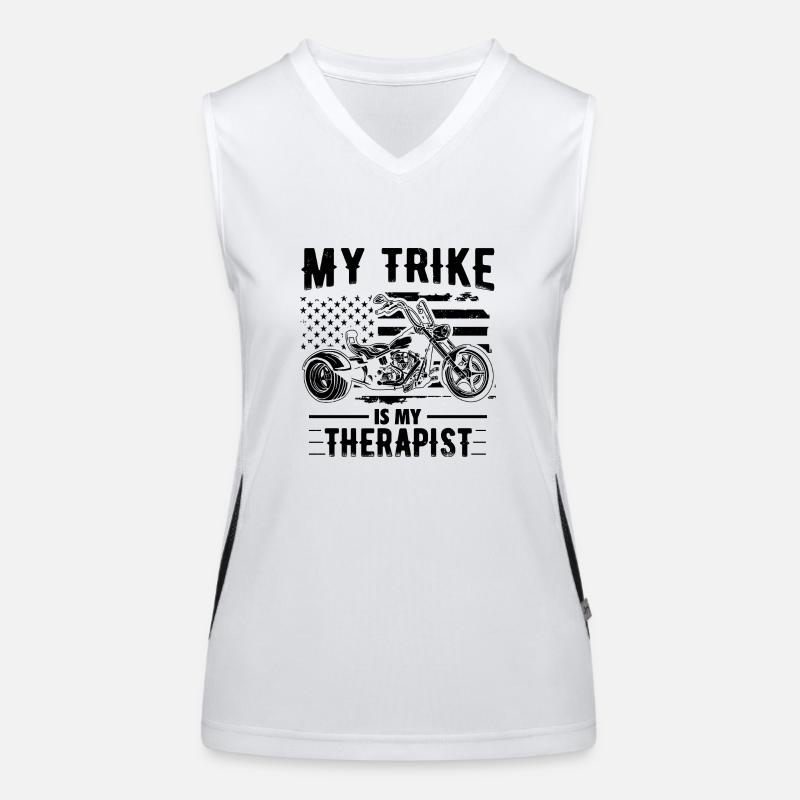 Triker Débardeur respirant contrasté Femme