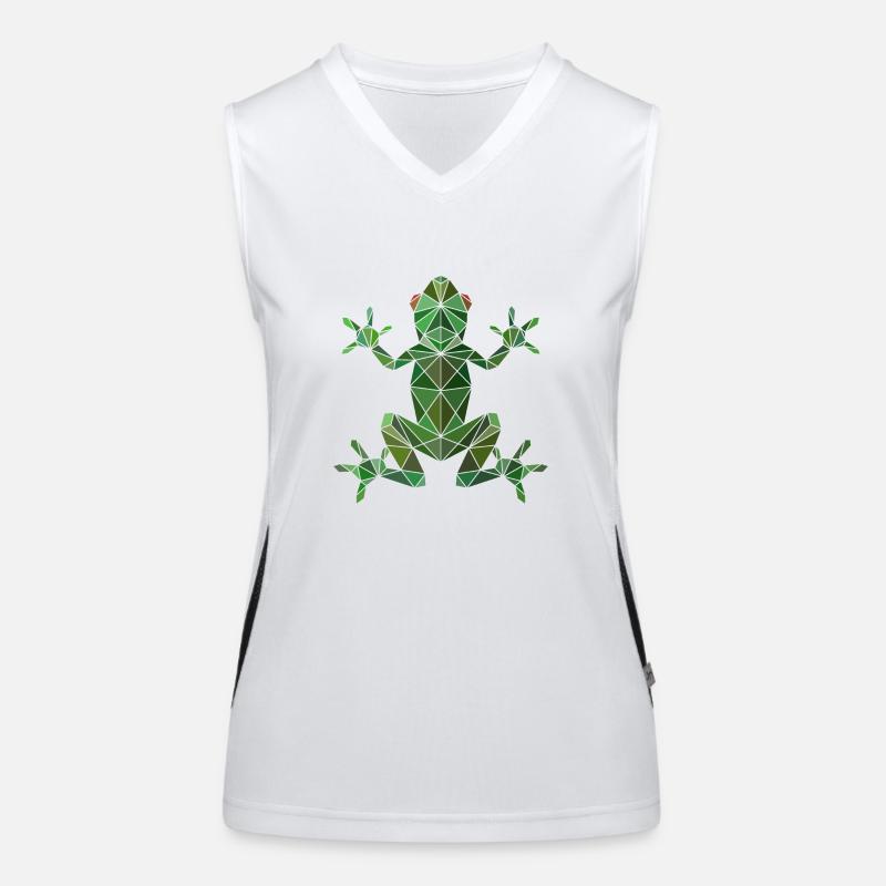 Rana Top sportivo da donna in contrasto cromatico