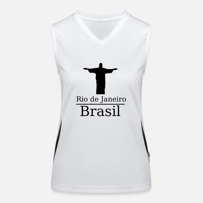 Brésil Riodejaneiro Débardeur respirant contrasté Femme
