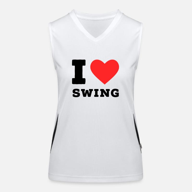 J’adore le swing Débardeur respirant contrasté Femme