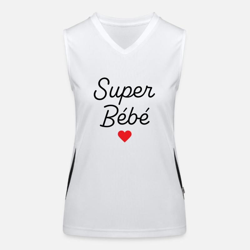 Super Bébé Débardeur respirant contrasté Femme