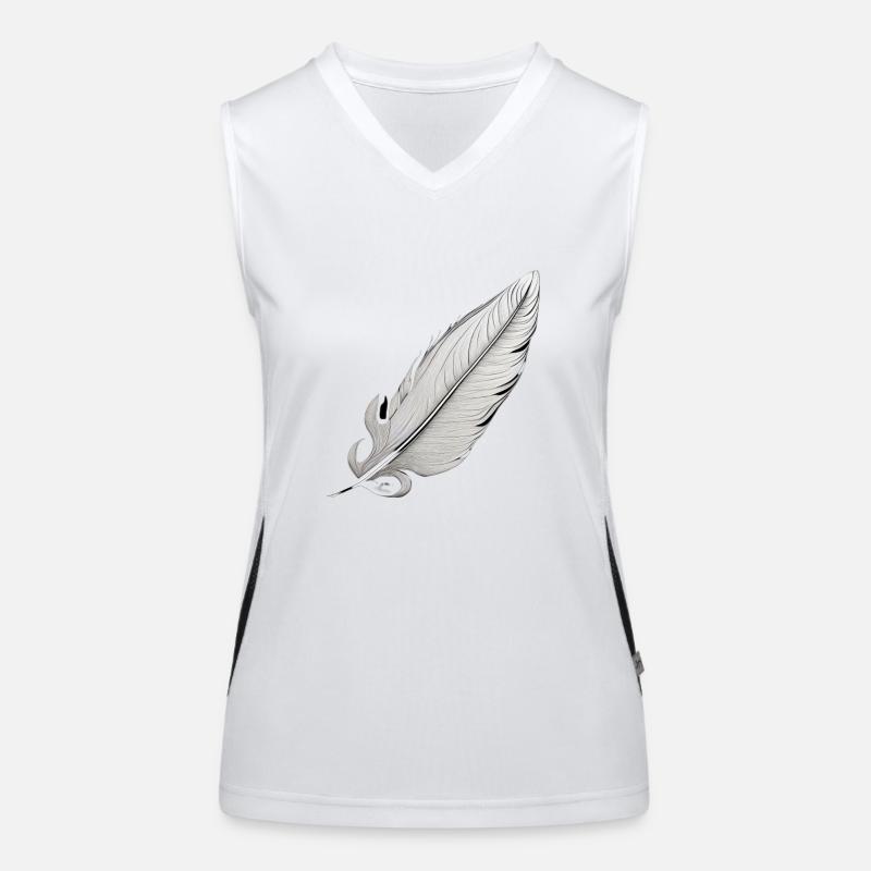 Federleicht soll es sein Funktionelles Kontrast-Tank Top für Frauen