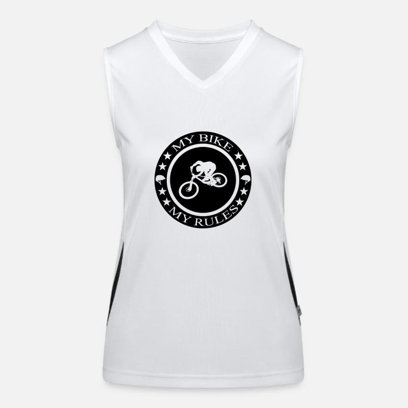 MTB Mountainbike Berge Funktionelles Kontrast-Tank Top für Frauen
