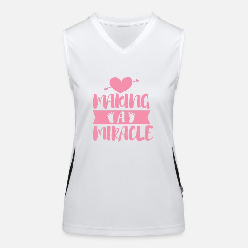 Faire un miracle Débardeur respirant contrasté Femme