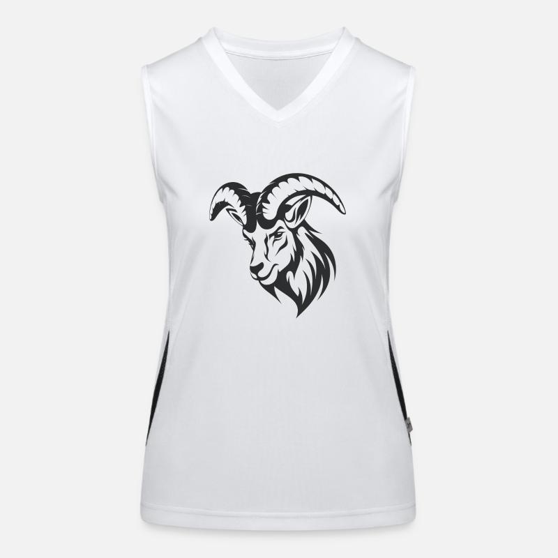 Celestial Capricorn Women's Functional Contrast Tank Top